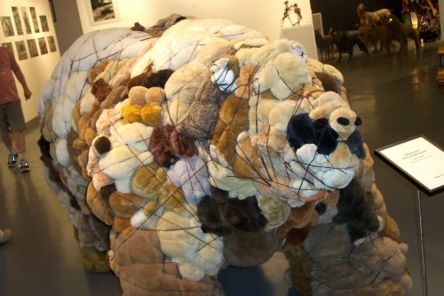 Stuffed Animal car at Houston’s Art Car Museum (N. Wolverton, 2004)