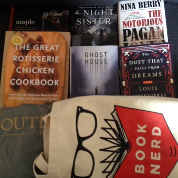 I won a prize pack! (Awesome Book Nerd tote courtesy of Raincoast Books.)