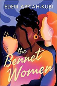 Cover of Bennet Women, featuring three women (one Asian, one Black, and one white with red hair) against a blue background